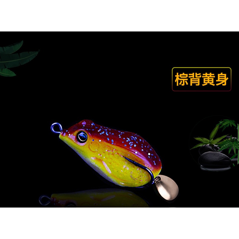 Mồi Câu Cá Nhái Hơi Lưng Đốm Có Thìa Mồi Câu Lure Lưỡi Siêu Bén MG13