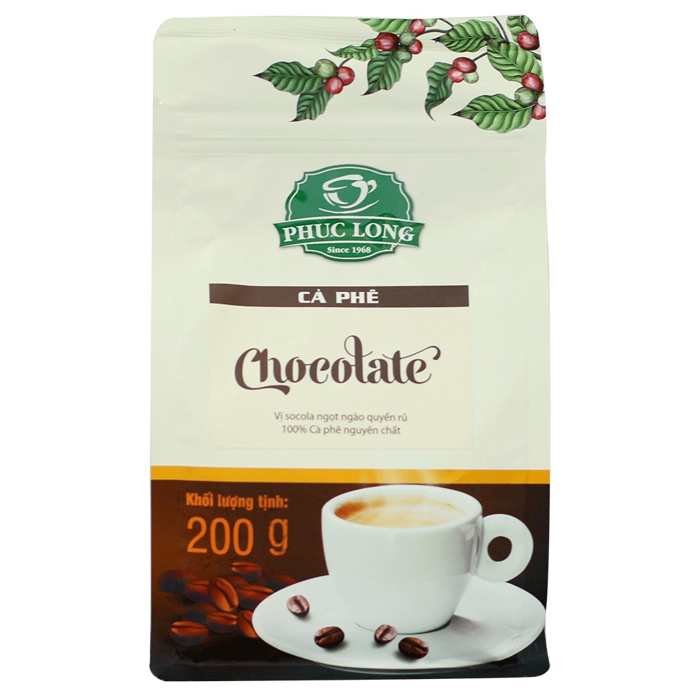 Cà Phê Chocolate 200GR - Phúc Long Coffee &amp; Tea