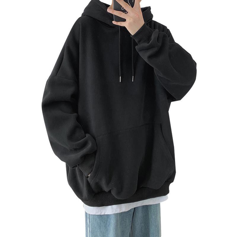 Áo hoodie nam form rộng, Áo hoodie nam form rộng unisex vải nỉ có mũ  xù ulzzang hàn quốc năm 2021 | BigBuy360 - bigbuy360.vn