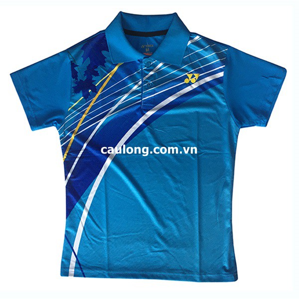 Áo Cầu Lông Nam Nữ Cổ Bâu Yonex 2277 Xanh Ya