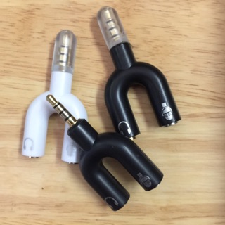 Jack 3,5mm 3 ngấn chia ra 2 cổng micro, headphone