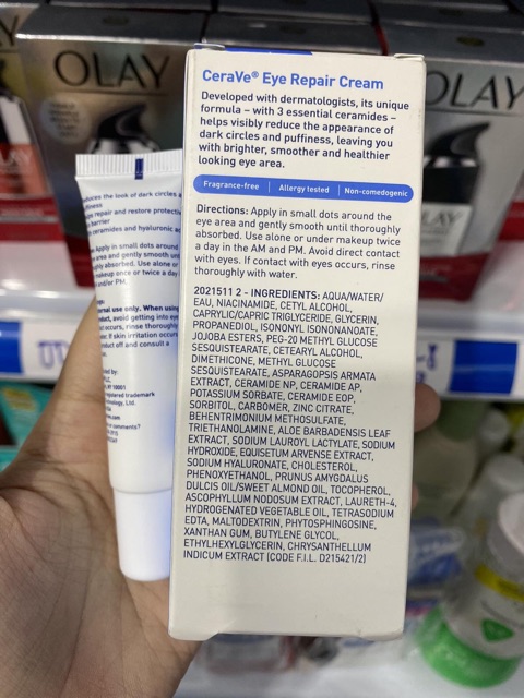 [USA] Kem dưỡng mắt Cerave Eye Repair Cream