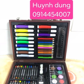 Bộ Màu Vẽ Hộp Gỗ 68 chi tiết