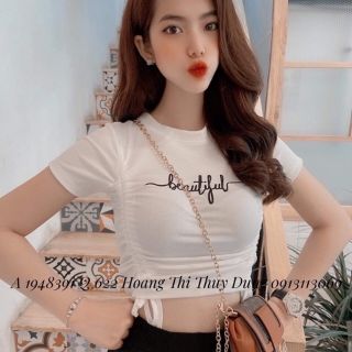 ÁO CROPTOP DÂY RÚT 💖💖