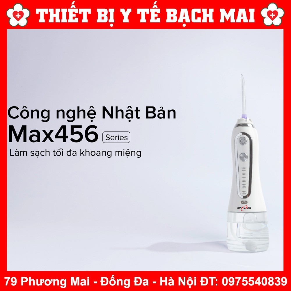 Máy Tăm Nước Cầm Tay Maxcare Max 456S - Chính Hãng