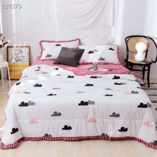 Set chăn ga đũi viền bèo