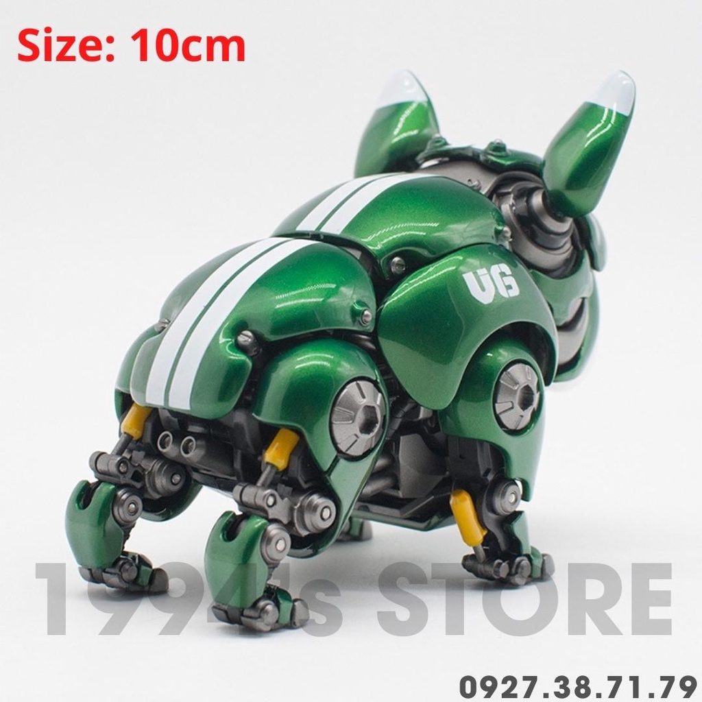 FREESHIP Mô hình Figure HWJ RAMBLER Robot Bulldog - Robot Bull Dog Mechanical - Cute Pet Dog - Mô hình trang trí decor