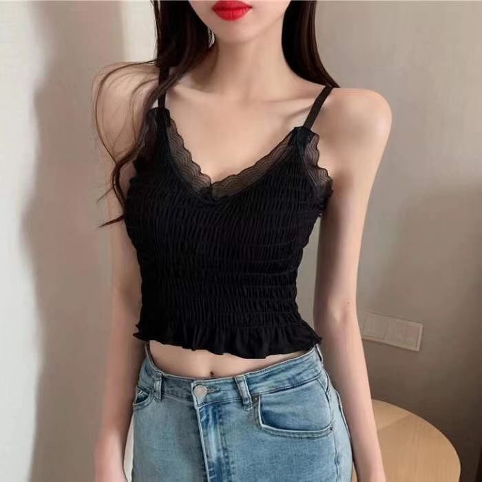 Áo Bra 2 Dây ⭐FREESHIP⭐ Bra Cotton Xòe Nhẹ - Áo Ngực Không Gọng Dáng Dài 884