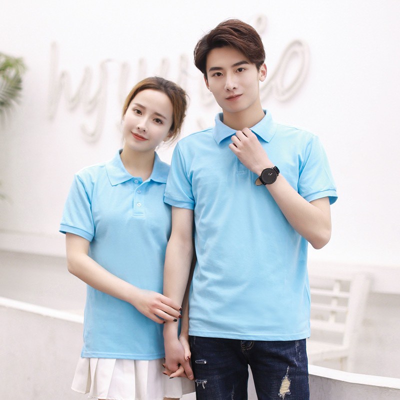 Áo Thun Nam Nữ Cổ Bẻ Polo Chất Liệu Thấm Hút Mồ Hôi Phong Cách Trẻ Trung - Hazo