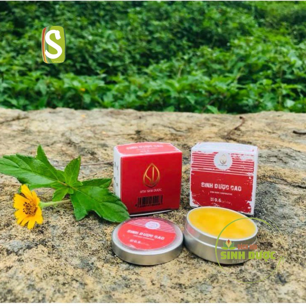 Cao Sinh Dược 100% Tự nhiên 17gr, cao xoa bóp giảm đau đầu, mỏi cơ