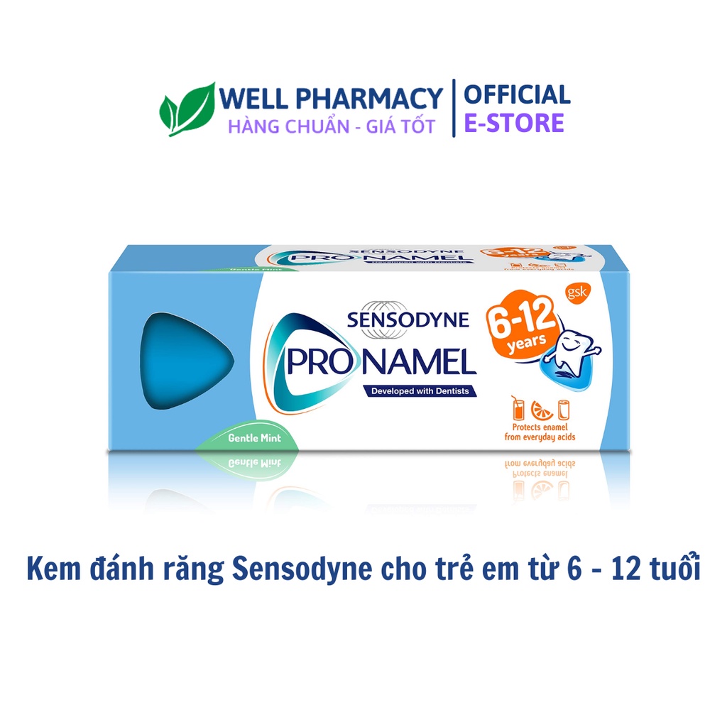 Uk - KEM ĐÁNH RĂNG SENSODYNE PRONAMEL 6-12 tuổi