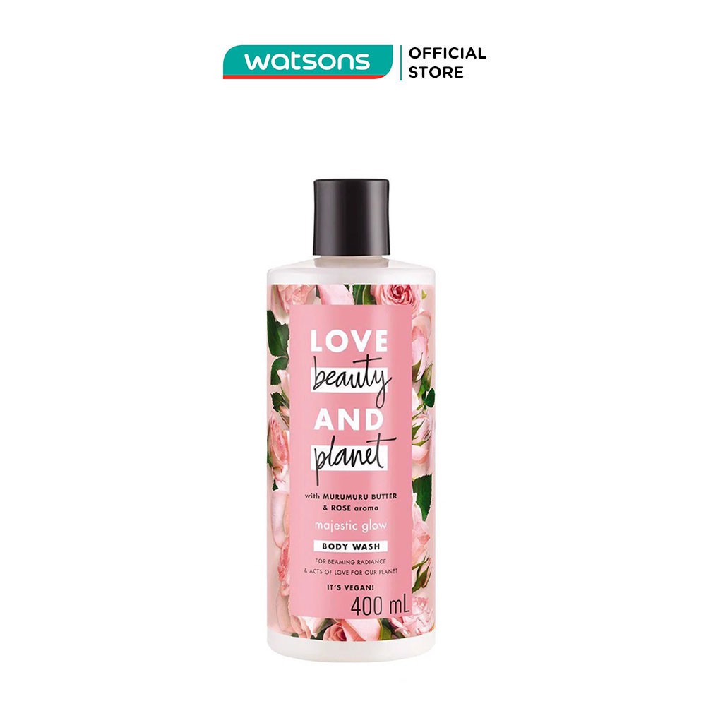 Sữa Tắm Love Beauty And Planet Majectic Glow Làm Sáng Da 400ml