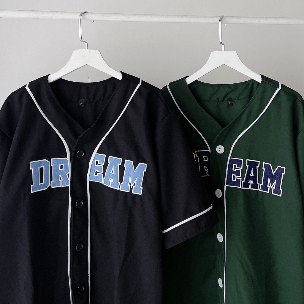 Áo sơ mi tay ngắn chữ Dream  Tanazi Closet