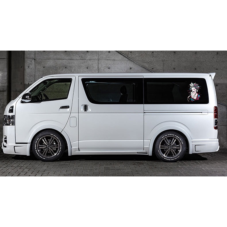 1 Miếng Dán Phản Quang Họa Tiết Geisha Nhật Bản Trang Trí Cửa Sổ Xe Hơi / Xe Máy