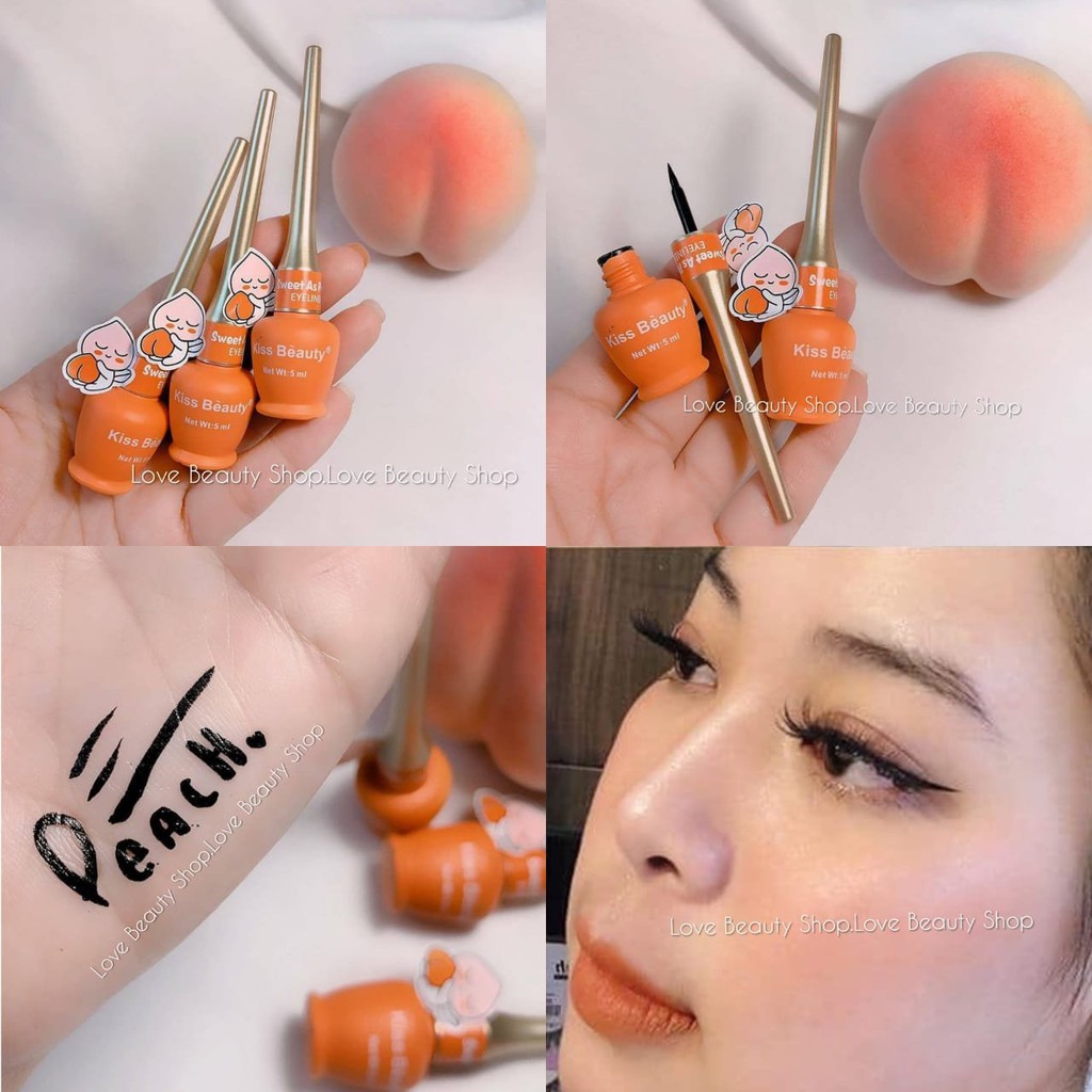 Kẻ Mắt Trái Đào Kiss Beauty Nội Địa Trung