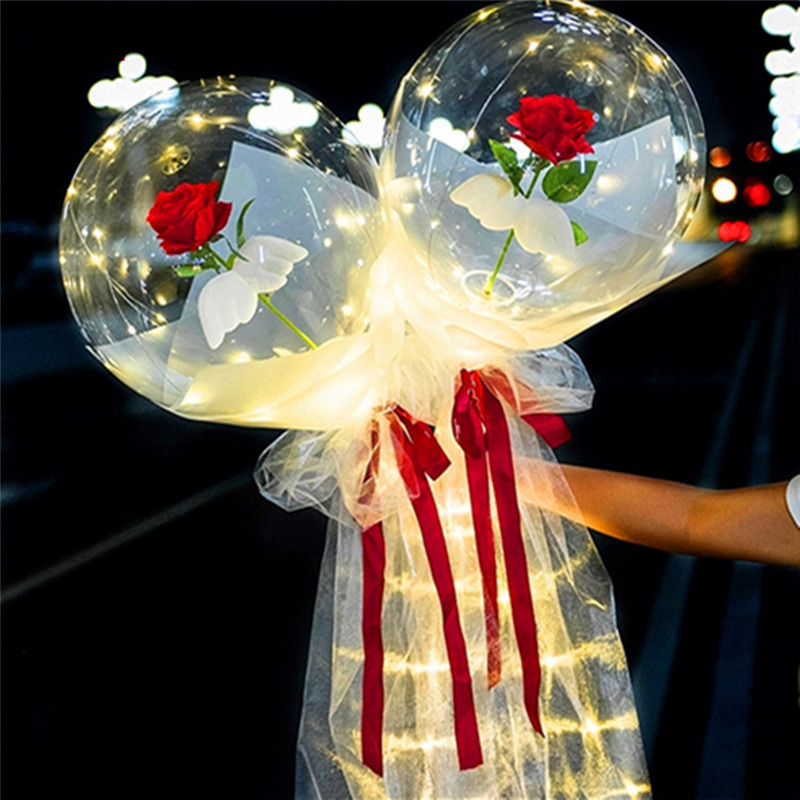 Bong bóng trong suốt cỡ 12 inch dùng trang trí nhà cửa/tiệc cưới tiện dụng