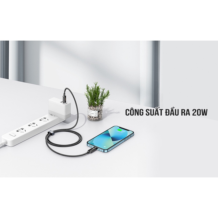 Dây Cáp sạc nhanh ip/tablet Remax PD 20W - 1M