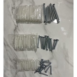 10 Nở nhựa(tắc kê)+vít