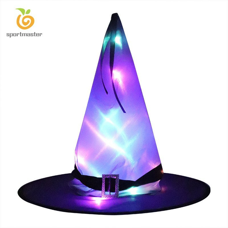 PVN18271 Mũ Phù Thủy Có Đèn Led Phát Sáng Halloween T2 Giá Rẻ