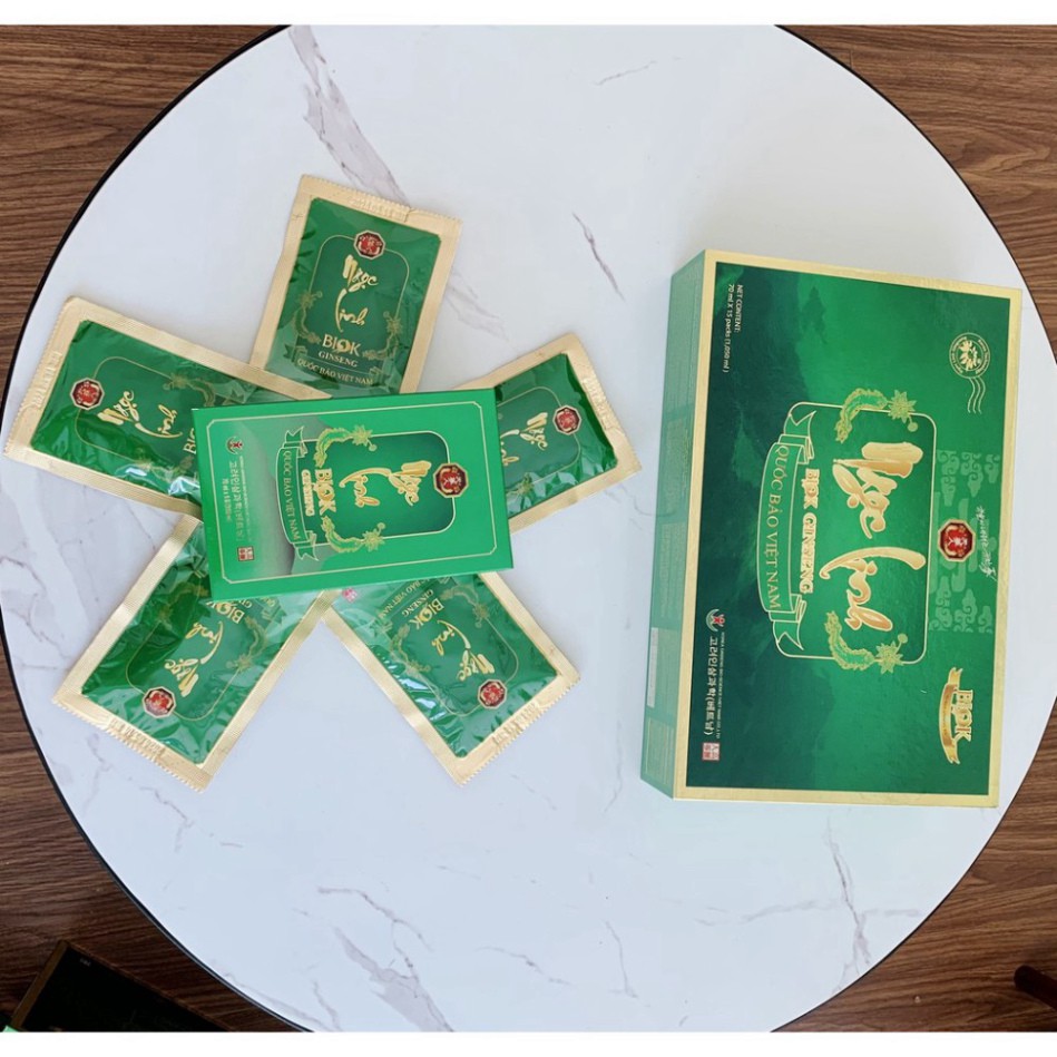 Sâm Ngọc Linh Biok - Quốc Bảo Việt Nam - Xách 15 Gói