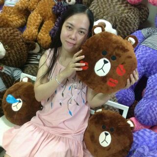 Gối gấu Brown