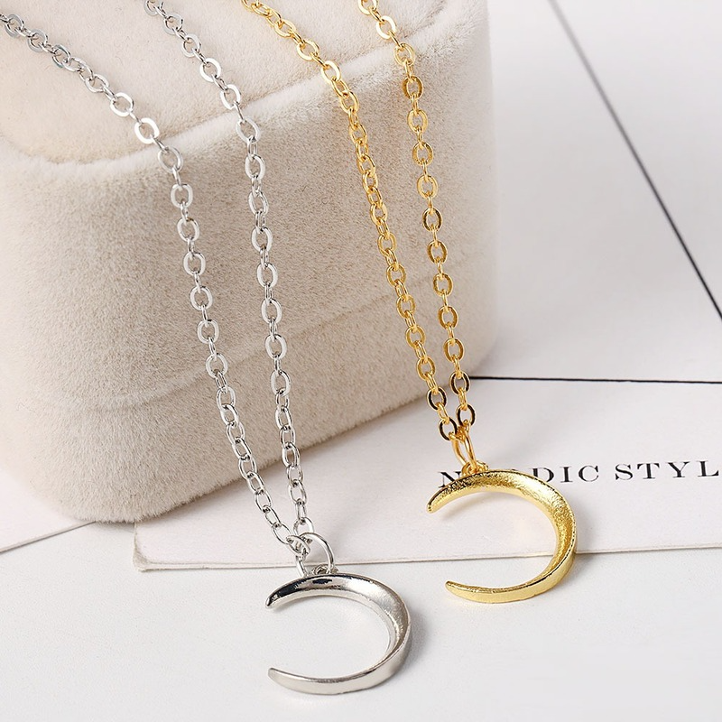 Vòng Cổ Choker Hình Mặt Trăng Phong Cách Hàn Quốc Dành Cho Nữ