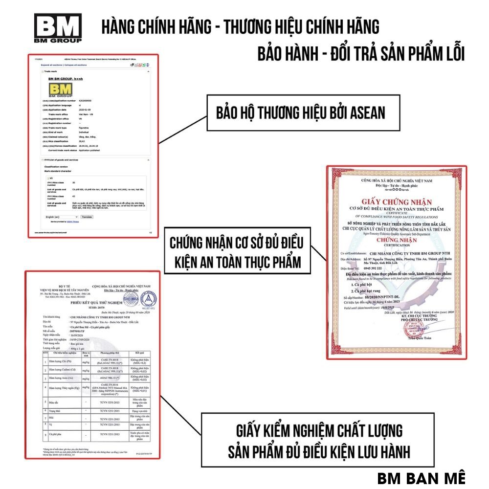 Cà Phê Bột Pha Phin Nguyên Chất 250g - BM BAN MÊ - Cà Phê Robusta Hái chín - Rang Mộc - Đậm Đà - Thơm Nồng - BM GROUP | BigBuy360 - bigbuy360.vn