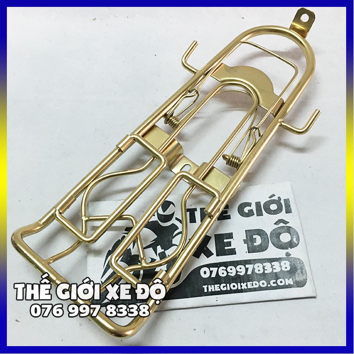 Gác baga exciter 135 - baga giữa ex 135 inox, titan, đen, vàng - võng baga xe ex 135