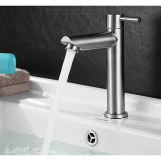 [20 cm] Vòi rửa mặt (lavabo) lạnh inox 304