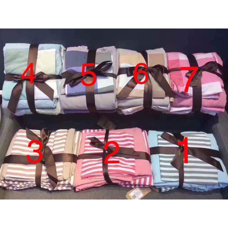 Bộ chăn ga gối MUJI - Bộ ga gối MUJI kèm vỏ chăn