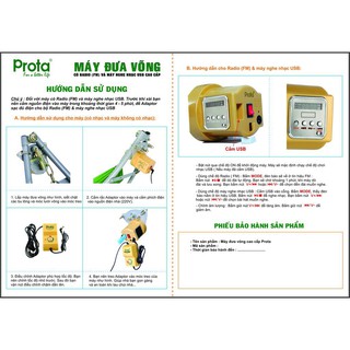 MÁY ĐƯA VÕNG cao cấp Prota
