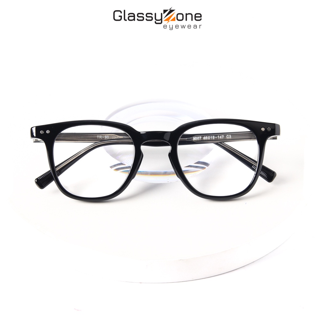 Gọng kính cận, Mắt kính giả cận nhựa Form vuông Unisex Nam Nữ Irving - GlassyZone