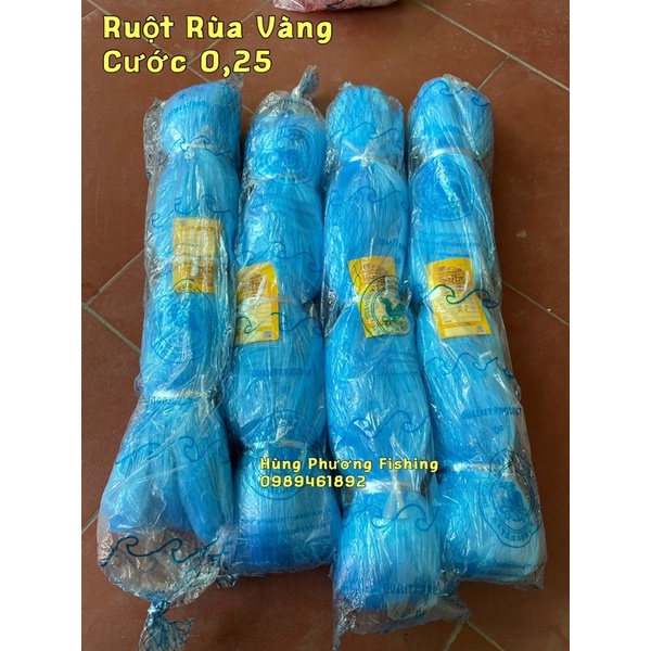 Ruột Rùa Vàng 60mắt Cước 25