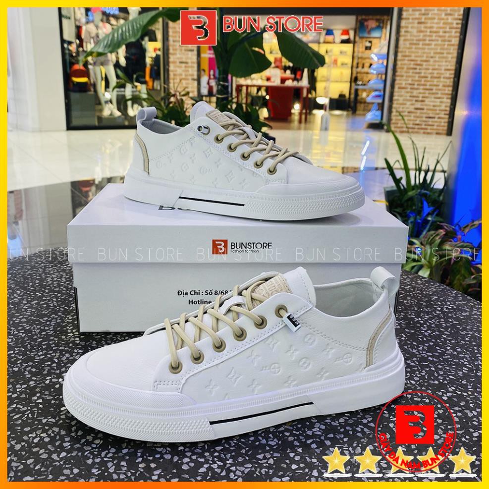 TOP Giày Nam cao cấp Bun Store - Giày da nam thời trang Sneaker trẻ trung, phong cách G276N