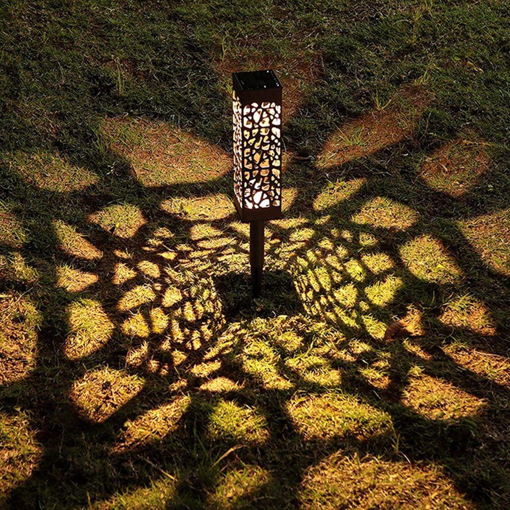 YIYU Đèn LED Khoét Rỗng Dùng Trang Trí Sân Vườn Sử Dụng Năng Lượng Mặt Trời