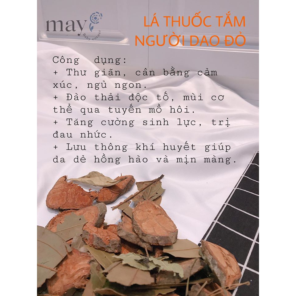 Lá thuốc tắm người Dao đỏ sau sinh