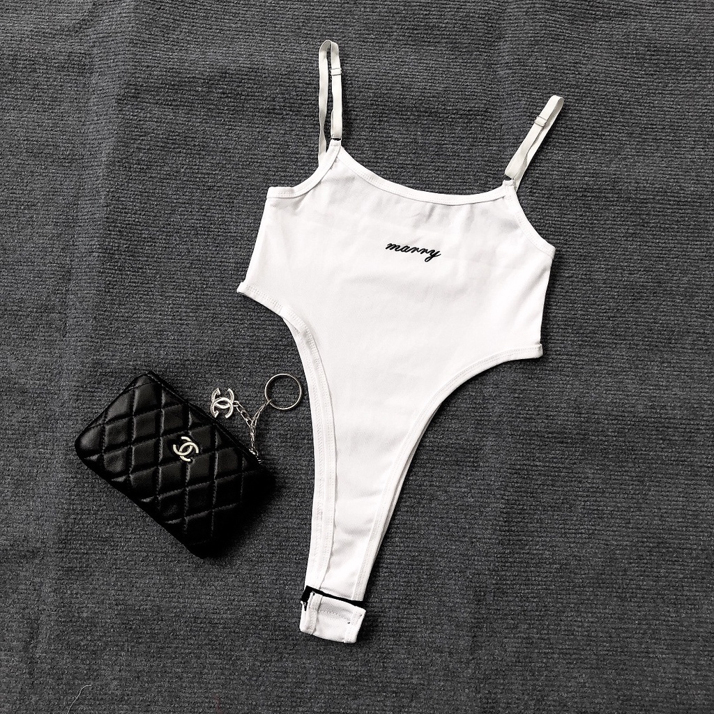Body suit  Marry thời thượng dễ phối đồ nhất năm, Áo liền thân hai dây chất borip co dãn bốn chiều cao cấp | BigBuy360 - bigbuy360.vn