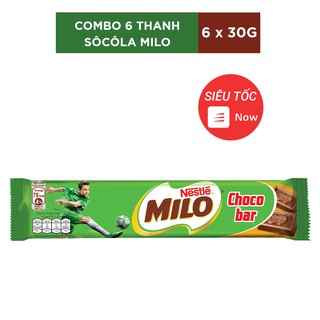 COMBO 6 THANH MILO SOCOLA - 6 x 30G