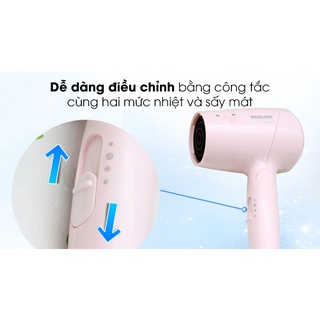Máy sấy tóc Philips BHC010/00 màu Hồng (hàng chính hãng)