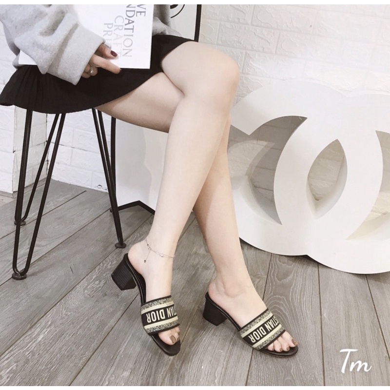 HÀNG VỀ!! Guốc dior siêu xinhh có ảnh thật