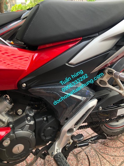 Ốp hông Winner X  sơn carbon - cánh gà win x carbon - đồ chơi xe win x