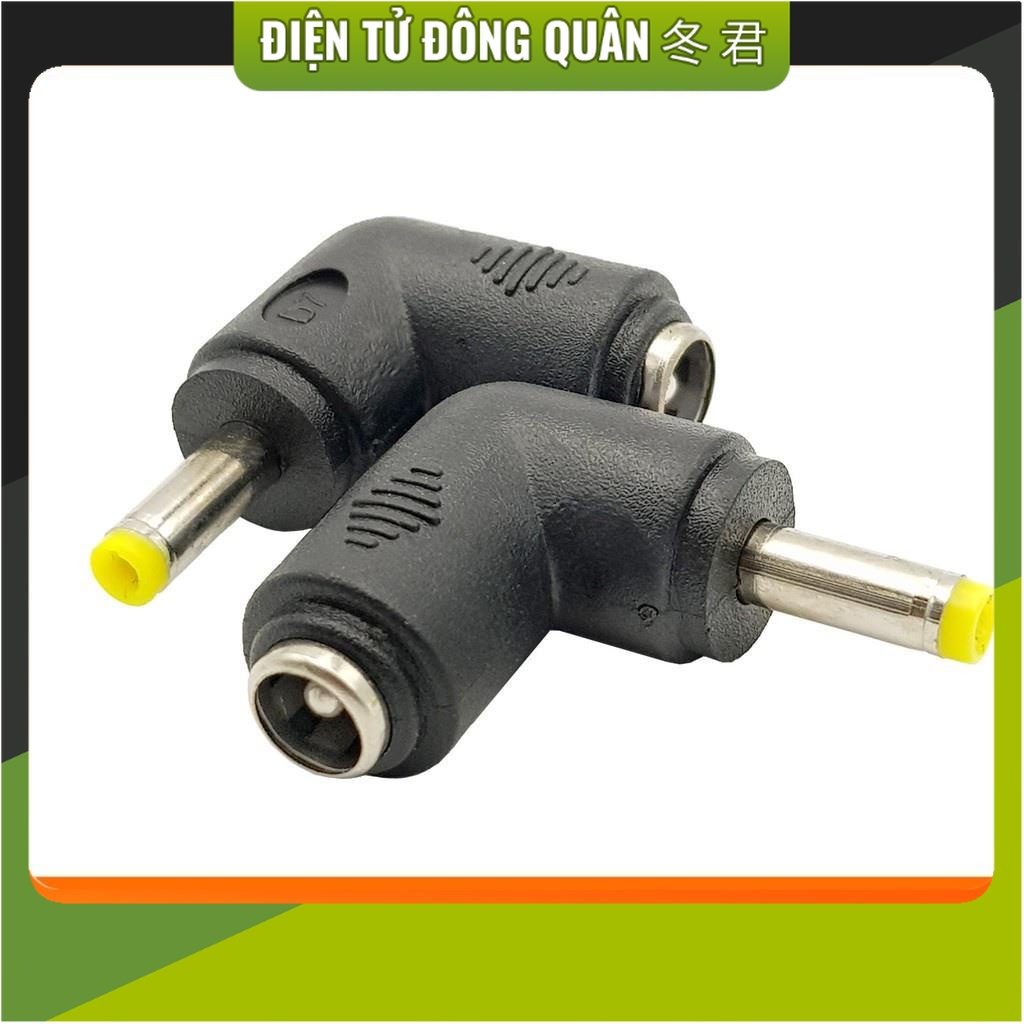 Đầu chuyển đổi DC 5.5x2.1mm sang DC 4.0x1.7mm vuông góc [ĐIỆN TỬ]
