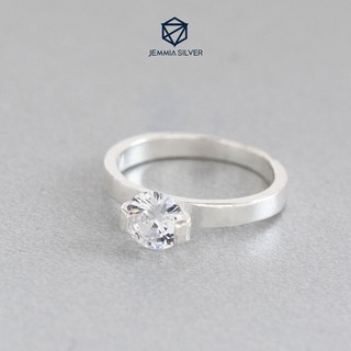 Nhẫn bạc nữ Jemmia đính đá basic - JM4072