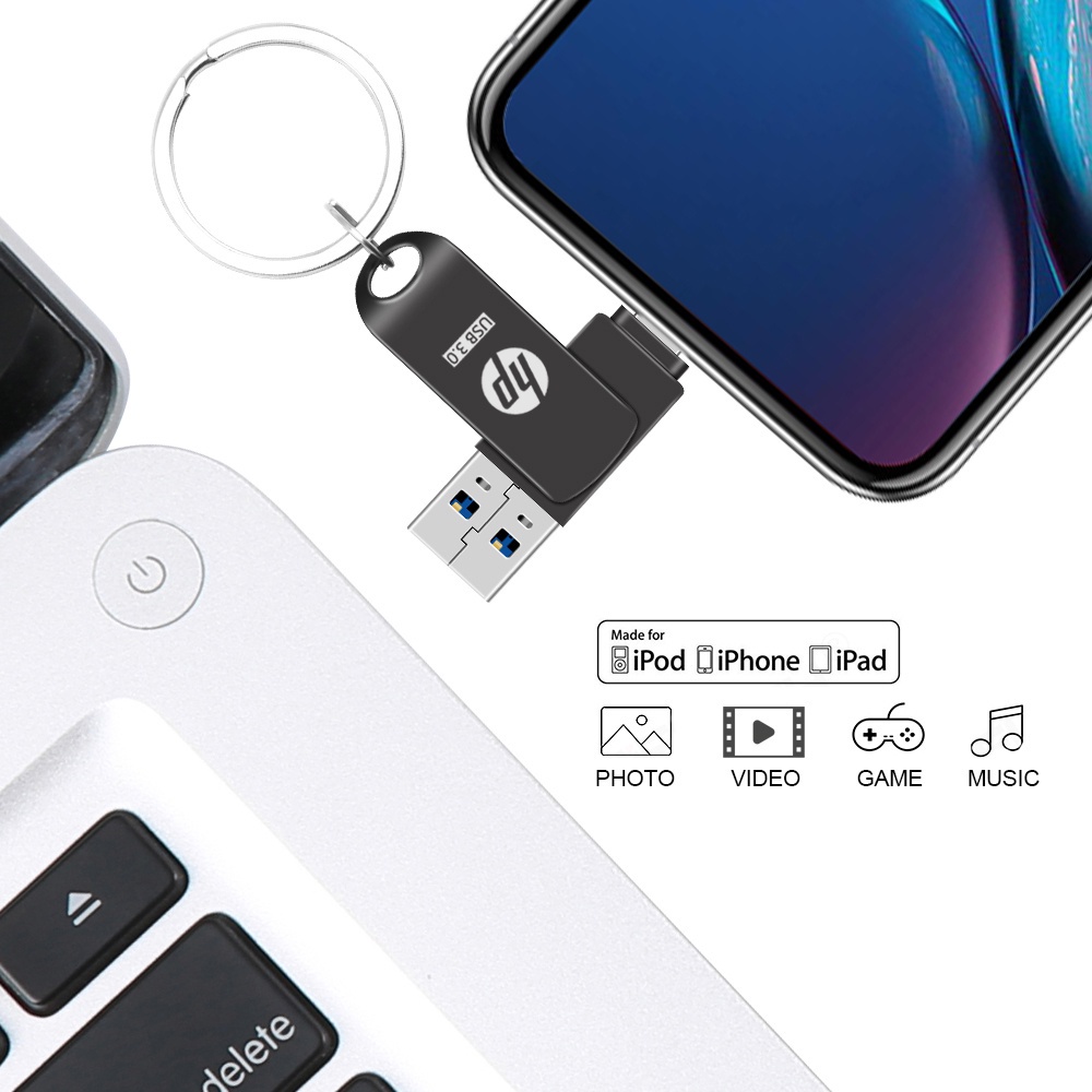 Ổ Đĩa Usb Flash 512GB U 2 Trong 1 Otg Cho Điện Thoại