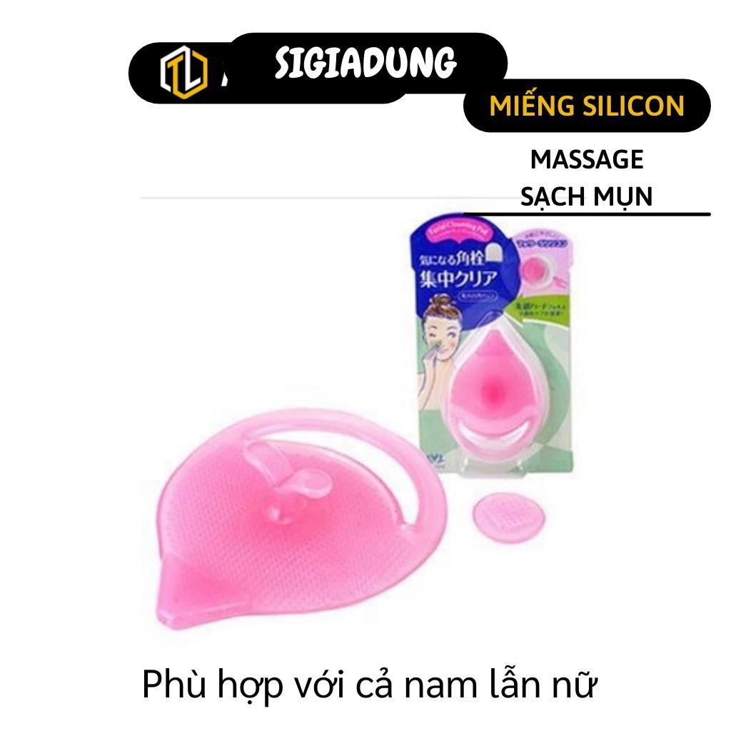 GIÁ SỈ Miếng masage mặt bằng silicon giúp làm sạch mụn đầu đen và mụn cám 5645