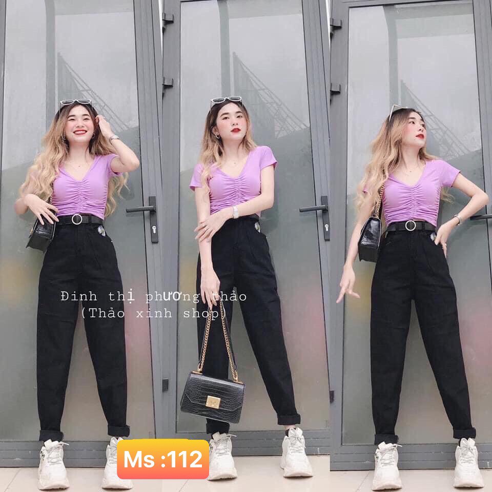 Quần Baggy Jean Điểm Nhấn Thêu Hoa Cúc Cực Teen, Mẫu Hot Hè.