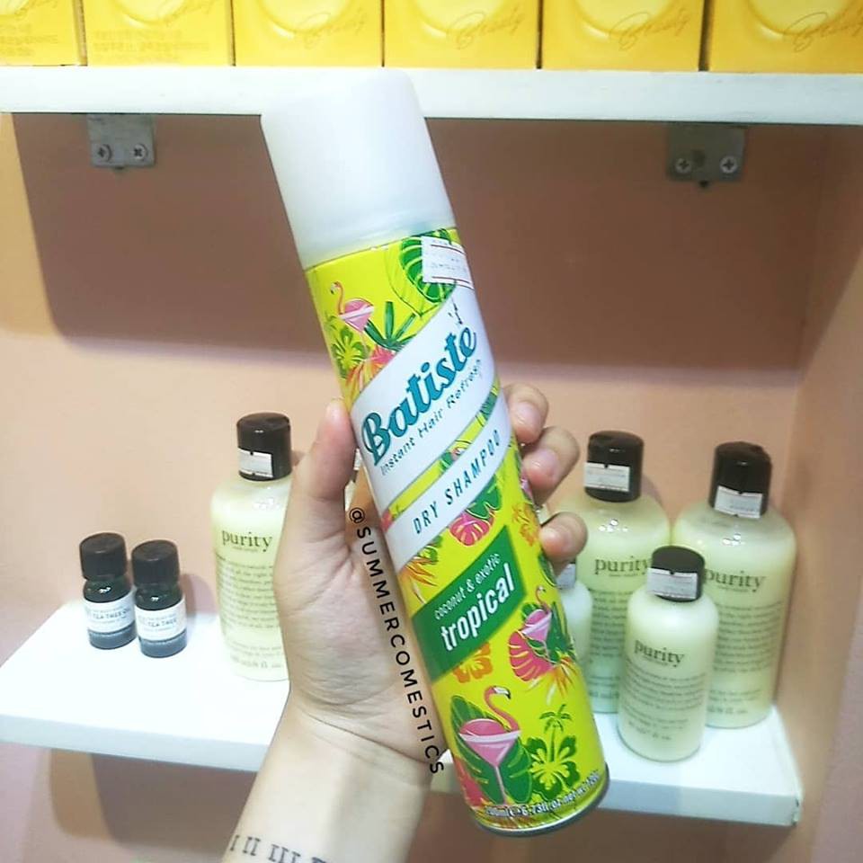 [Batiste] Dầu gội khô Batise Dry Shampoo hương Tropical