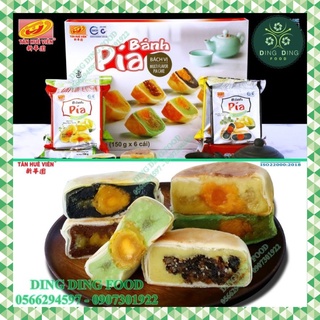 Bánh Pía Bách Vị Tân Huê Viên 900g [ 1 HỘP 6 BÁNH 6 VỊ ]| Tân Huê Viên| Ăn Vặt| Sóc Trăng - DING DING FOOD