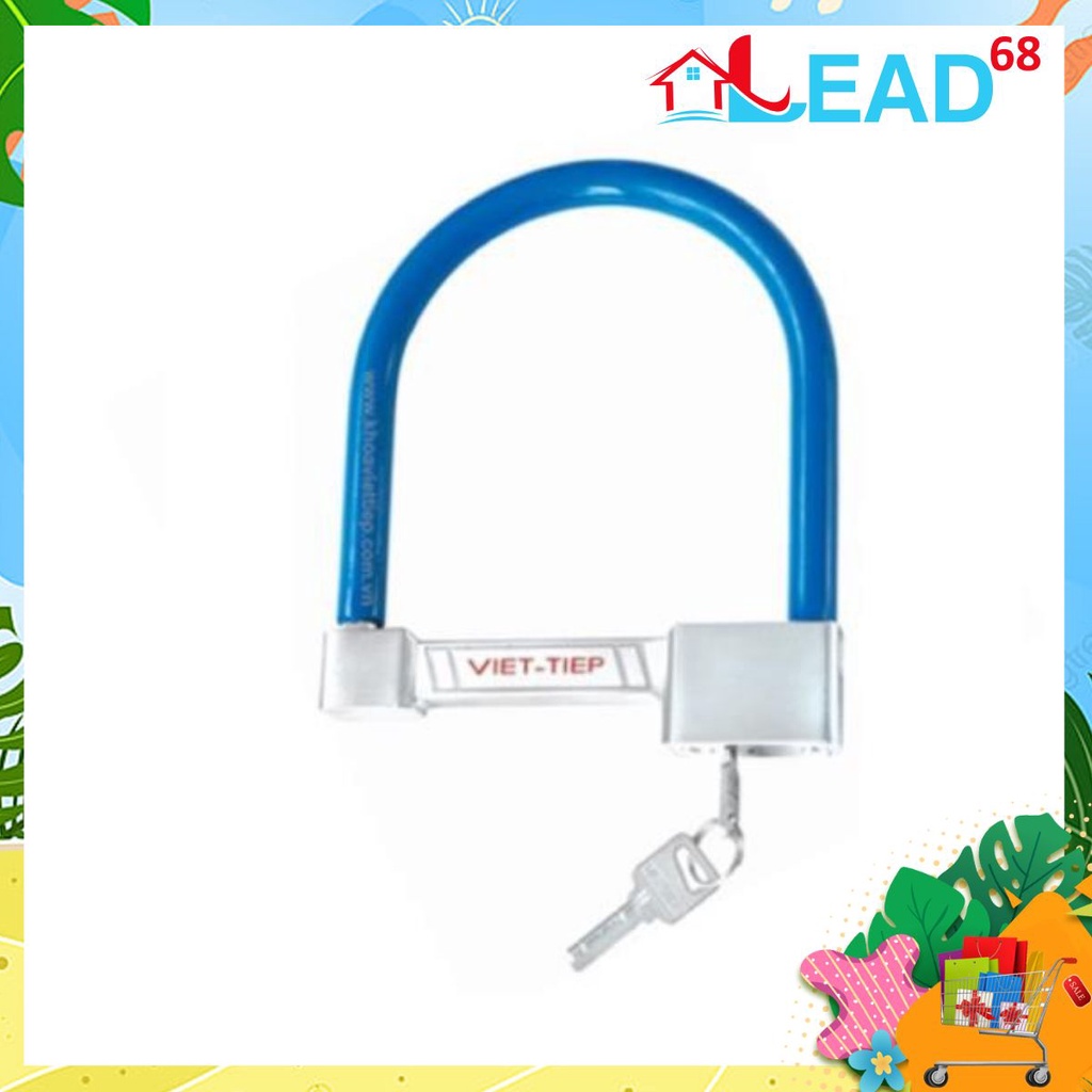 Khóa chữ U VIỆT TIỆP cao cấp chống trộm hợp kim chống rỉ (2 khóa vi tính) ( Shop Uy Tín )