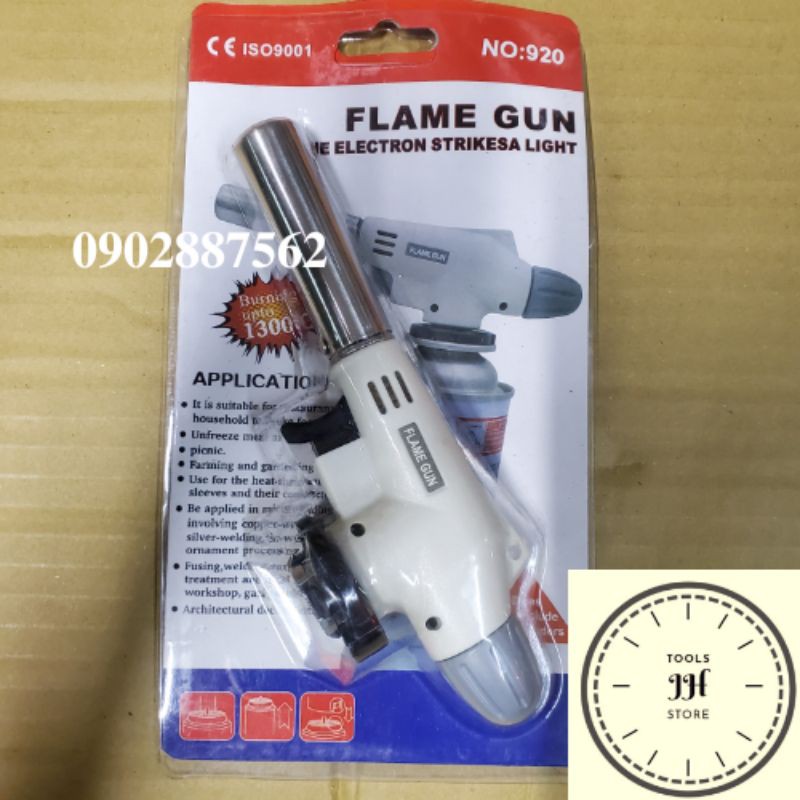 đèn khò gas mini hàng chất lượng FLAME GUN (Trắng)